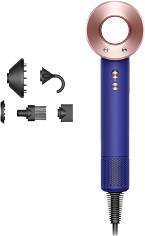 Dyson Supersonic HD07 Hair Dryer (5 Attachments) - Vinca Blue/Rose, B ...